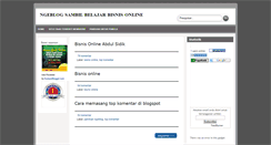 Desktop Screenshot of bisnis-online-bali.blogspot.com