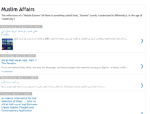 Tablet Screenshot of muslim-affairs.blogspot.com