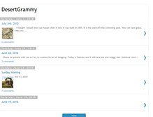 Tablet Screenshot of desertgrammy.blogspot.com