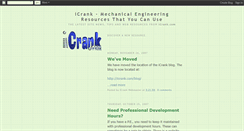 Desktop Screenshot of icrankblog.blogspot.com