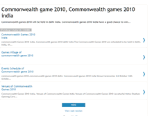 Tablet Screenshot of commonwealthgames2010india.blogspot.com