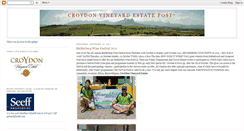 Desktop Screenshot of croydonvineyard.blogspot.com