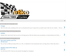 Tablet Screenshot of letkocycles.blogspot.com