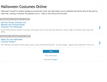 Tablet Screenshot of halloween-costumes-hub.blogspot.com