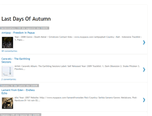 Tablet Screenshot of lastdaysofautumn.blogspot.com