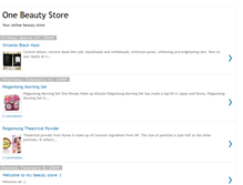 Tablet Screenshot of onebeautystore.blogspot.com