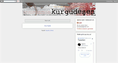 Desktop Screenshot of kurgudesen.blogspot.com