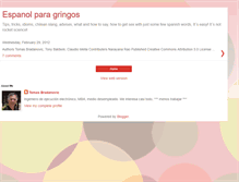 Tablet Screenshot of espanolparagringos.blogspot.com