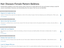 Tablet Screenshot of hairdiseasesinfo.blogspot.com