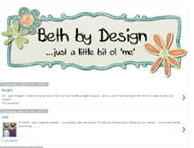 Tablet Screenshot of bethbydesign.blogspot.com