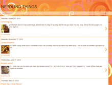 Tablet Screenshot of needlingthings.blogspot.com