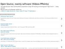 Tablet Screenshot of opensourcevideos.blogspot.com