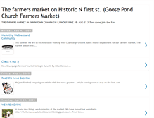 Tablet Screenshot of goosepondchurchfarmersmarket.blogspot.com
