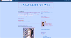 Desktop Screenshot of annescraftythings.blogspot.com