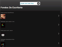 Tablet Screenshot of fondosescritorios.blogspot.com