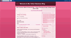 Desktop Screenshot of mskellybusblog.blogspot.com