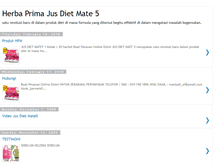 Tablet Screenshot of herbaprimajusdietmate5.blogspot.com