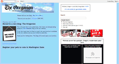 Desktop Screenshot of nottheoregonian.blogspot.com