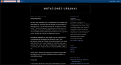 Desktop Screenshot of mutacionesurbanas1.blogspot.com