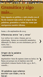 Mobile Screenshot of origendelaspalabras.blogspot.com