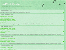 Tablet Screenshot of foodtechupdates.blogspot.com