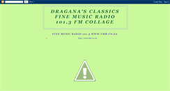 Desktop Screenshot of draganaclassics.blogspot.com