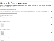 Tablet Screenshot of historiaderechoargentino.blogspot.com