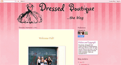 Desktop Screenshot of dressedboutique.blogspot.com