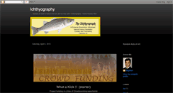 Desktop Screenshot of ichthyography.blogspot.com