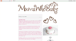 Desktop Screenshot of mumswhobake.blogspot.com