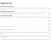 Tablet Screenshot of flight4life.blogspot.com