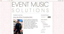 Desktop Screenshot of eventmusicsoultions.blogspot.com