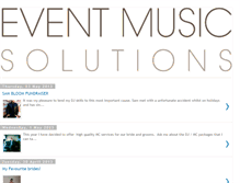 Tablet Screenshot of eventmusicsoultions.blogspot.com