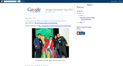 Desktop Screenshot of googledeveloperday2007-br.blogspot.com