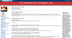 Desktop Screenshot of divinedemocracy.blogspot.com