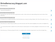 Tablet Screenshot of divinedemocracy.blogspot.com