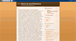 Desktop Screenshot of diariodeunaenfermera.blogspot.com