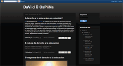 Desktop Screenshot of daviidospiina.blogspot.com