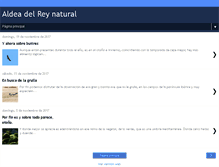 Tablet Screenshot of aldeadelreynatural.blogspot.com