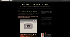 Desktop Screenshot of musicisgreaterthaneverything.blogspot.com