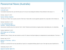 Tablet Screenshot of paranormalnewsaustralia.blogspot.com