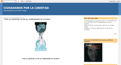 Desktop Screenshot of ciudadanosporlalibertad.blogspot.com