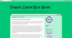 Desktop Screenshot of dianascostaricablog.blogspot.com