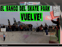 Tablet Screenshot of elbancodelskatepark.blogspot.com