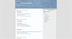 Desktop Screenshot of cruisesecurity.blogspot.com