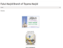 Tablet Screenshot of fukui-masjid.blogspot.com