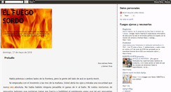 Desktop Screenshot of elfuegosordo.blogspot.com