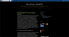 Desktop Screenshot of politicalsecrets.blogspot.com