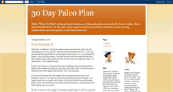 Desktop Screenshot of 30daypaleoplan.blogspot.com