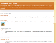 Tablet Screenshot of 30daypaleoplan.blogspot.com